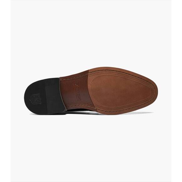 NEW STACY ADAMS men\'s maddox cap toe oxfords in chocolate